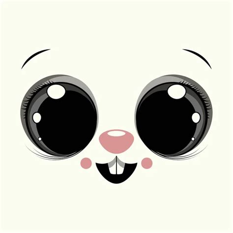 bunny with big eyes cartoon|cute big eyed cartoon animals.